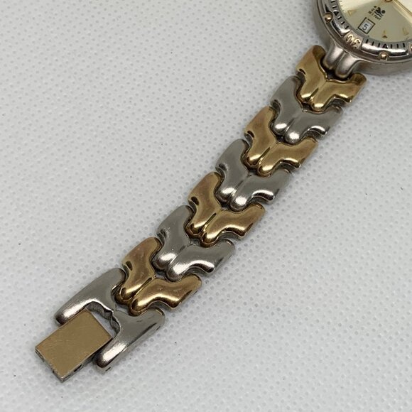 Relic wet vintage women’s date watch silver gold tone 26mm up to 7.5” running - Picture 5 of 8